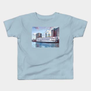 Riverboat Louis Armstrong New Orleans Louisiana Kids T-Shirt